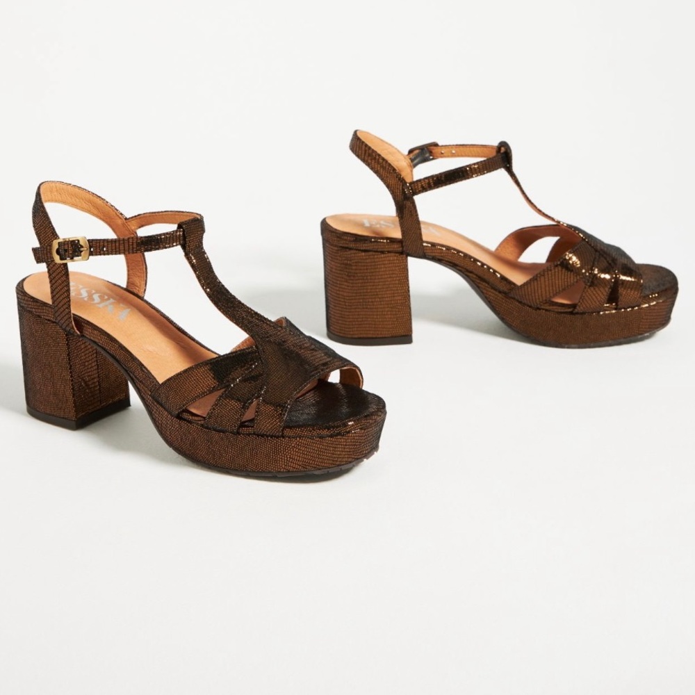 Esska Charlie Heels in Bronze 38 EU